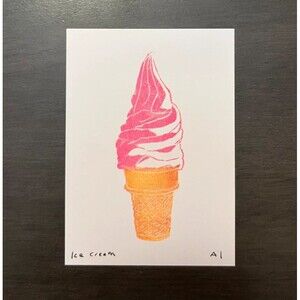 Ana Inciardi Mini Print - Ice Cream